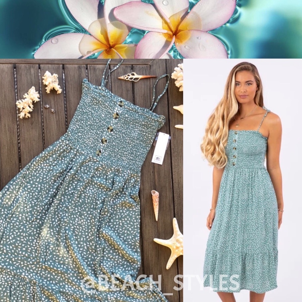 Rip Curl Teal Midi Dress
